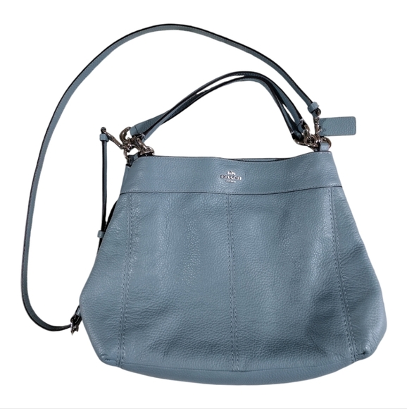 Coach Small Lexy Shoulder/Crossbody‎ Bag Cloud Blue - Picture 1 of 15